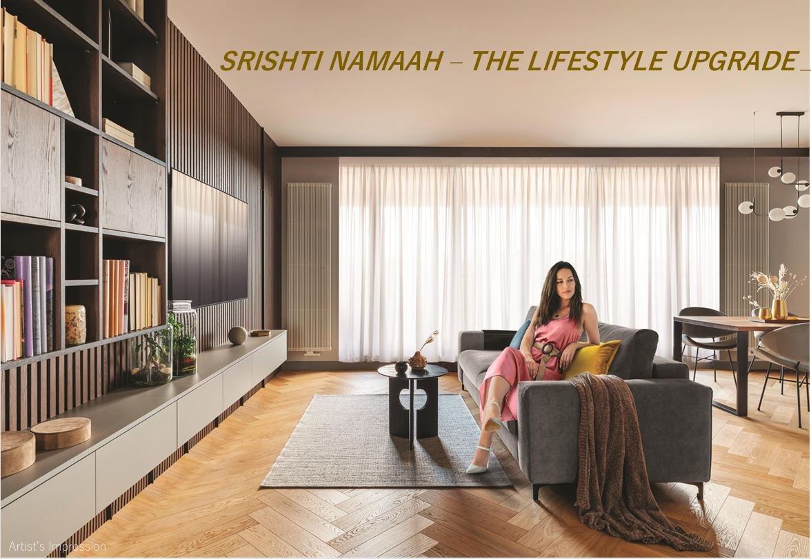 Elegant foyer design – Kalpataru Srishti Namaah, Mira Road