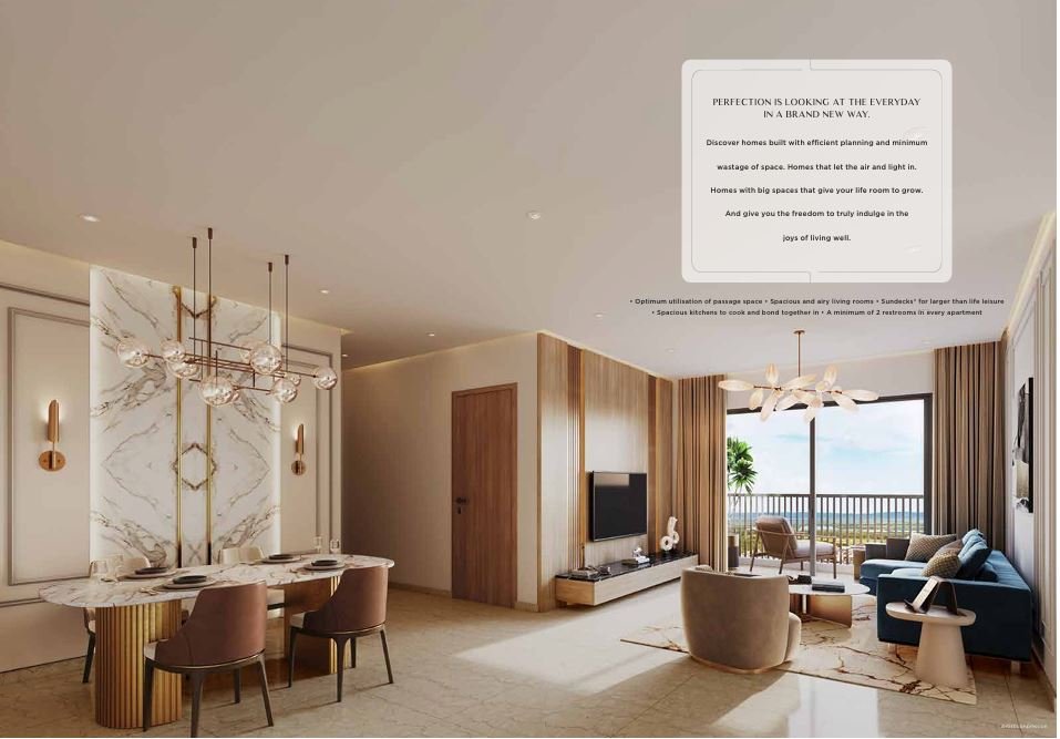 Spacious living room – Kalpataru Srishti Namaah, Mira Road